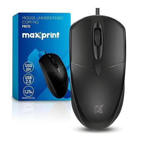 MOUSE USB OPT. OFFICEEASY 1200DPI 1,35METROS MAXPRINT 60000154 - Imagem 2