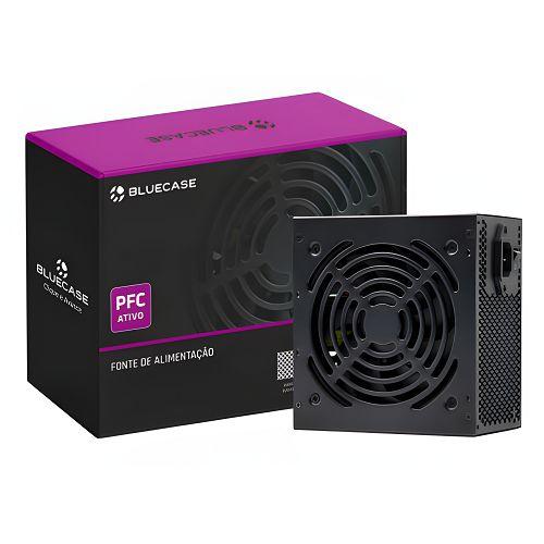 FONTE ATX 500W PFC ATIVO C/CAIXA C/CABO BLUECASE BLU500-PFCPS2