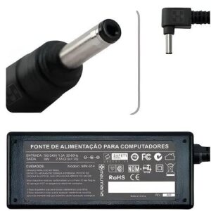 FONTE ALI. NOTEBOOK 19V 2.10A 3.5X1.35 PHILCO 10A 10B MAISMANIA 614