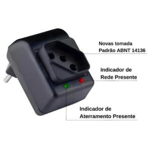 ATERRAMENTO ELETRONICO 1200W TRIVOLT TERRA LUX ENERGY LUX