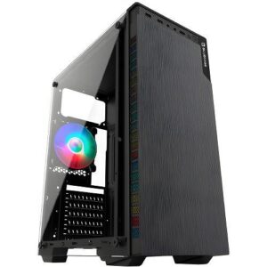 GABINETE GAMER PRETO S/ FONTE USB 3.0 BLUECASE BG-030