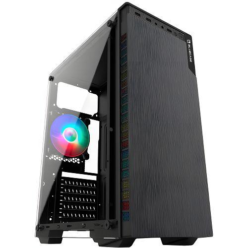 GABINETE GAMER PRETO S/ FONTE USB 3.0 BLUECASE BG-030