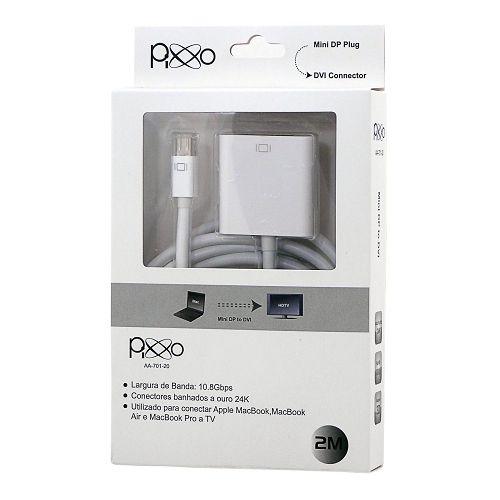 CABO MINI DISPLAYPORT PARA DVI 24+5 2METROS PIXXO CFAA701PSF - Imagem 3
