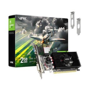 PLACA DE VIDEO GT610 2GB GDD3 64B. LP(DVI/HDMI/VGA) VINIK GPUVK6102GBLP