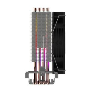 COOLER PARA PROCESSADOR INTEL/AMD TUNDRA 120 BLACK VULCAN LED RAINBOW TDP 160W PCYES ACTBKA120