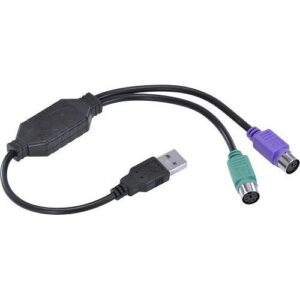 CABO CONVERSOR PS2 F X USB (M) 30CM VINIK USBPS-2