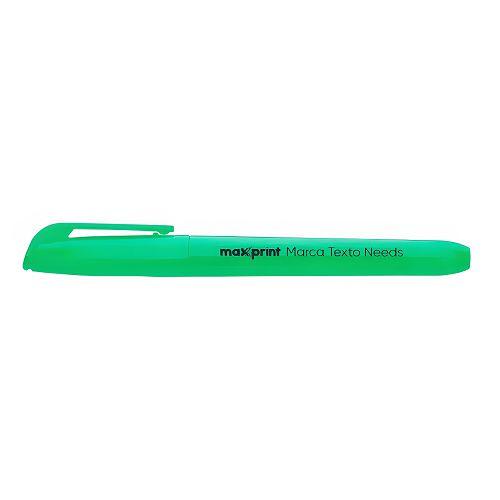 CANETA MARCA-TEXTO NEEDS VERDE PONTA POLIESTER MAXPRINT 70000133