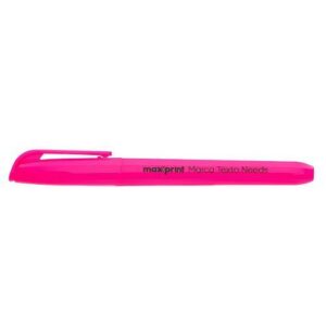 CANETA MARCA-TEXTO NEEDS ROSA PONTA POLIESTER MAXPRINT 70000134