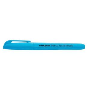 CANETA MARCA-TEXTO NEEDS AZUL PONTA POLIESTER MAXPRINT 70000135