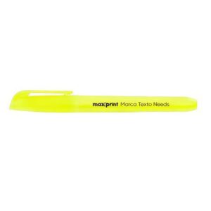 CANETA MARCA-TEXTO NEEDS AMARELA PONTA POLIESTER MAXPRINT 70000136