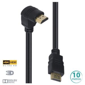 CABO HDMI V2.0 (M) X (M) 90 GRAUS 4K HDR 3D 10METROS VINIK H2090-10