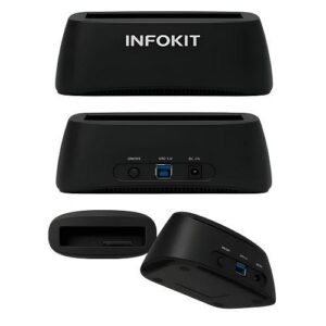 DOCK STATION PRO P/ HD 2,5/3,5 USB3.0 INFOKIT ECASE-Z320