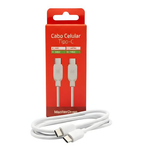 CABO USB-C MACHO X USB-C MACHO 1METRO MASTERDRIVE - Imagem 2