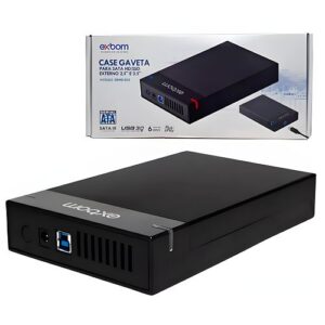 GAVETA EXTERNA (CASE) P/ HD 3,5 USB 3.0 EXBOM CGHD-G35