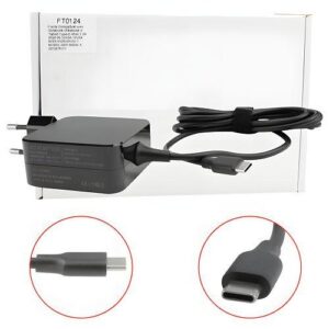 FONTE ALI. NOTEBOOK PLUG USB-C 5V 9V 12V 15V E 20V 45W OEM FT0124