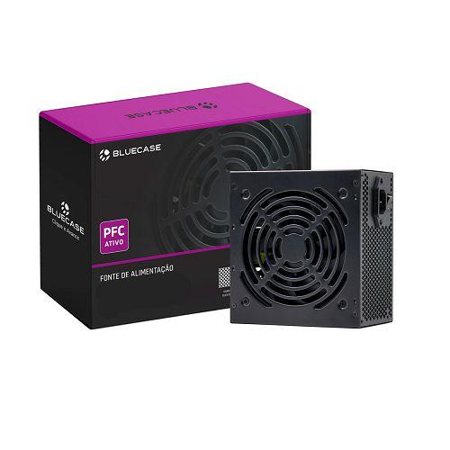 FONTE ATX 350W PFC ATIVO C/CAIXA C/CABO BLUECASE BLU350-PFCPS2