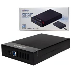 GAVETA EXTERNA (CASE) P/ HD 3,5 USB 3.0 EXBOM CGHD-G35