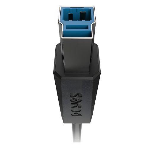 CABO USB 3.0 TIPO B (M) X A (M) 2METROS P/IMPRESORA PCYES PUABM3-2