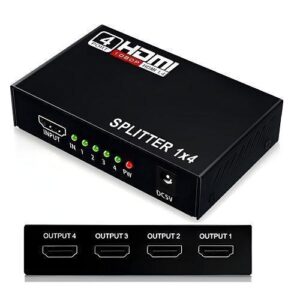 SPLITTER DIVISOR HDMI 1 ENTRADA 4 SAIDAS FULL HD 3D TOMATE MTV-114