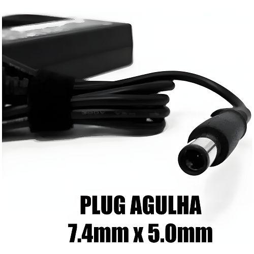 FONTE ALI. NOTEBOOK HP 18.5V 3.5A 7.4X5.0 MICROBON FNH185350 - Imagem 2