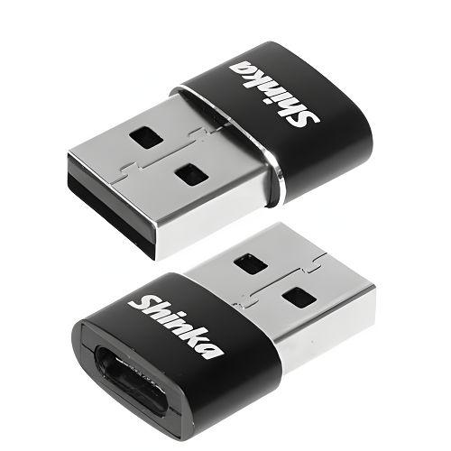 ADAPTADOR USB-C FEMEA X USB 2.0 MACHO SHINKA AD0757SK