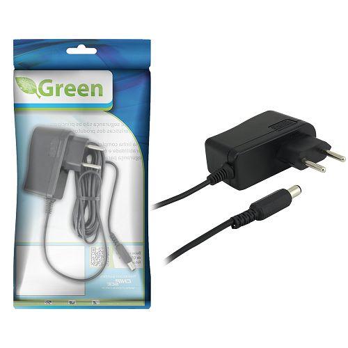 FONTE ALI. 5V 1A 5.5X2.1 P4 3METROS BiVOLT GREEN 044-1006