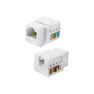 KEYSTONE JACK CAT6 RJ45 FEMEA BRANCO 5+ 062-9710