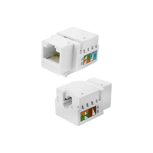KEYSTONE JACK CAT6 RJ45 FEMEA BRANCO 5+ 062-9710